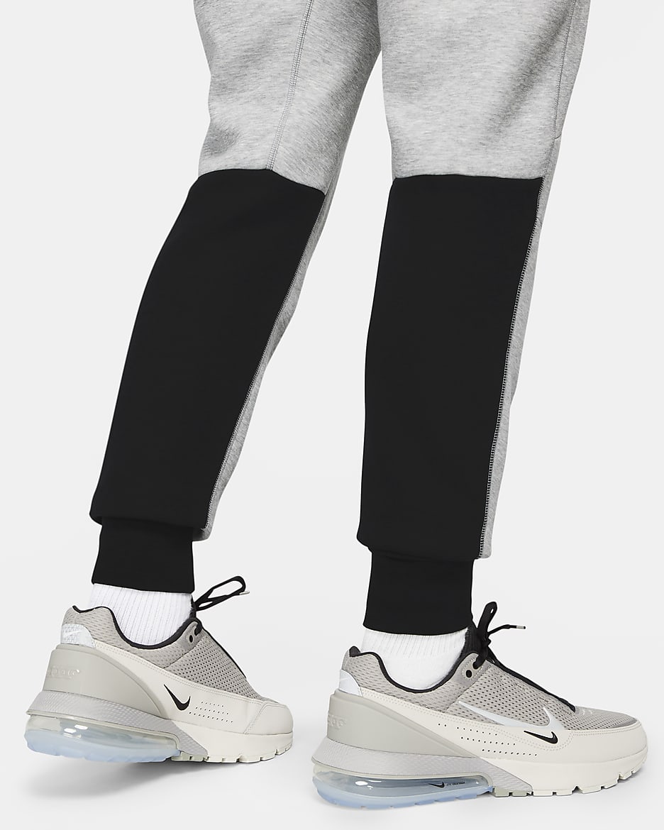 Nike tech fleece pants heather grey best sale